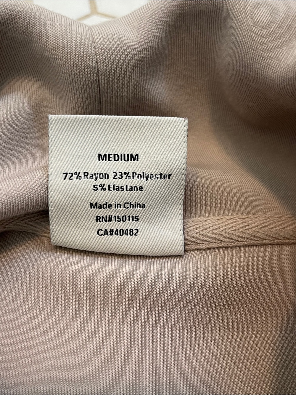 Varley Freya DoubleSoft Cinch Waist Sweatshirt M Taupe Athleisure - Picture 7 of 12